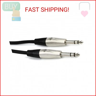 Hosa HSS-005 Pro Balanced Interconnect, REAN 1/4 Inch TRS to Same, 5 Feet - Image 1 of 2