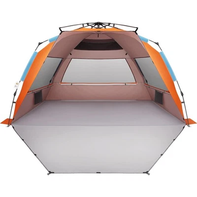 XX-Large Beach Tent Sun Shelter for 5-6 Person Portable Sun Shade Instant Pop... - Image 1 of 4