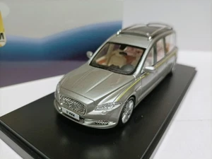 GLM 1:43 Jaguar Coffin hearse model Jaguar XJ X351 Wilcox Eagle Silver Grey - Picture 1 of 6