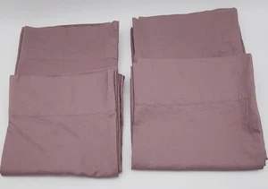 Liz Claiborne Mauve King Pillowcase 100% Pima Cotton set of 4 - Picture 1 of 4
