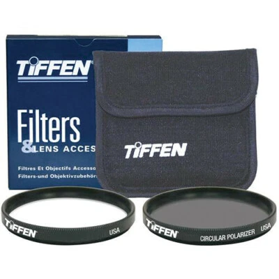 Tiffen 67mm Lens Kit include Digital Ultra Clear & Circular Polarizer Filters - Image 1 of 4