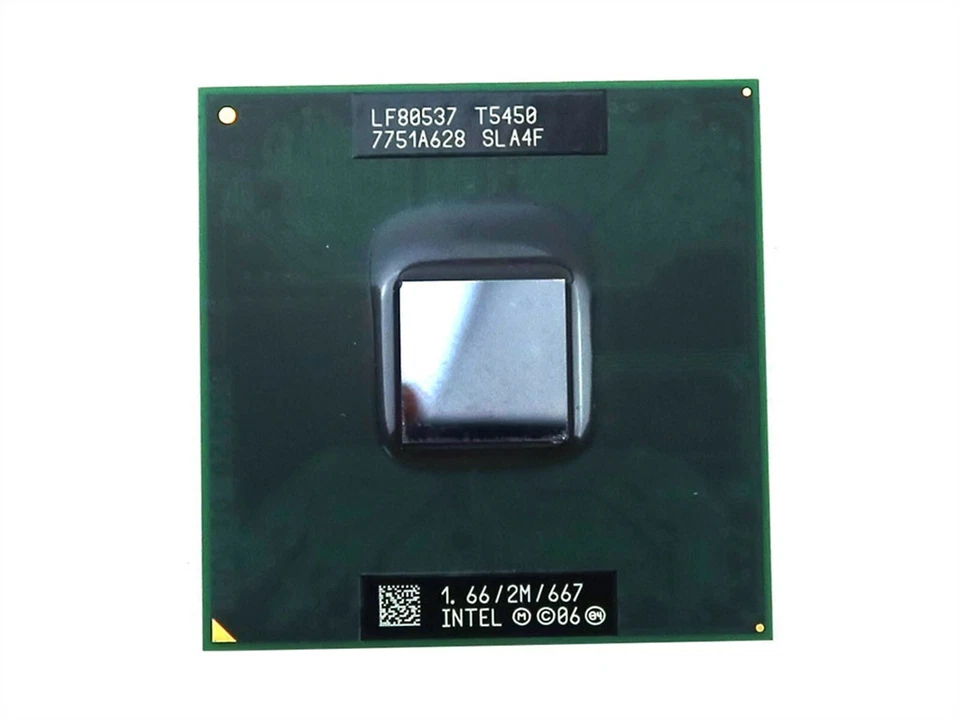 INTEL CORE 2 DUO T5450 1.66GHZ SOCKET PPGA478 LAPTOP CPU PROCESSOR SLA4F - Image 1 of 2