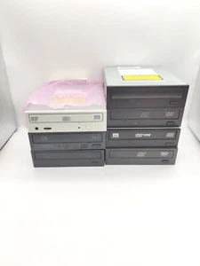 LOT VINTAGE 7 DVDRW SATA Drive DVD CD Rewritable Drive Burner Desktop Computer - Picture 1 of 12