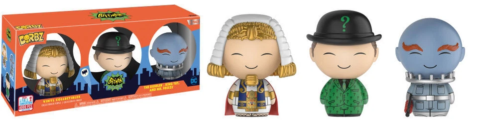 Funko Dorbz: Universo DC - Paquete de 3 Batman 66 Villians - Cómic Toys R Us New York Foto 1 de 1
