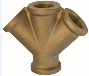 Luftweiche, Messing blank – Vielseitige Verteilkomponente - Bild 1 von 2