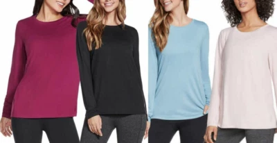 Paquete de 2 camisetas de manga larga Skechers GoWalk Wear Active para dama Foto 1 de 4