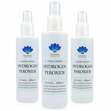 Food Grade Hydrogen Peroxide Spray 200ml Pure, Unstabilsed & Additive Free