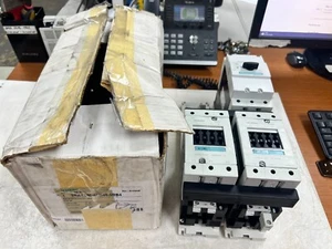 👀 NEW SIEMENS 70-90A REVERSING COMBINATION STARTER 24V COIL 3RA1240-4LB46-0BB4 - Picture 1 of 15
