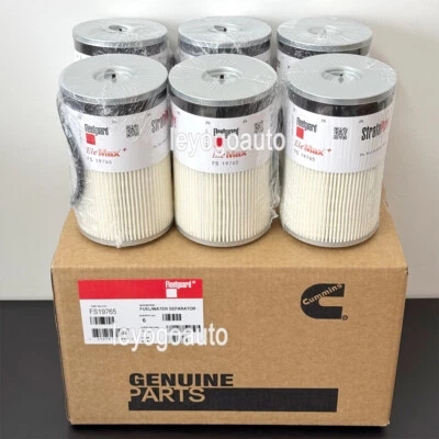 6PCS Fleetguard FS19765 Cummins Fuel/Water Separator NEW - Image 1 of 3