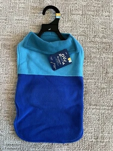 YOULY - Cappotto per animali domestici in pile - S/M - blu/acqua - Foto 1 di 6