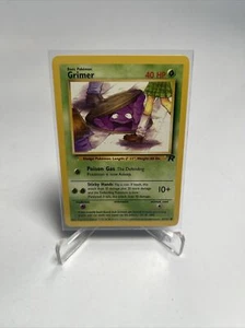 Grimer 57/82 Vintage Pokemon Card Team Rocket Set Unlimited WOTC 2000 NM - Picture 1 of 7