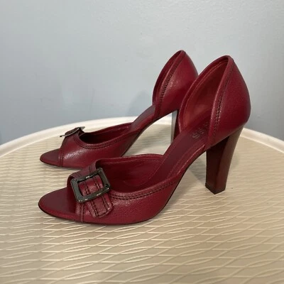 Hugo Boss Mujer Talla 36 SANDALIAS DE CUERO ITALIANO Zapatos Tacones Altos Foto 1 de 4