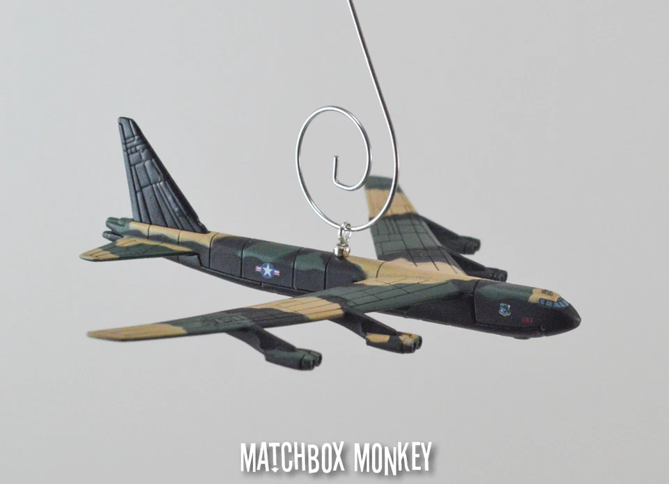 Stratofortress B-52 Diamond Lil Bomber Vietnam War Christmas Ornament Airplane - Image 1 of 4