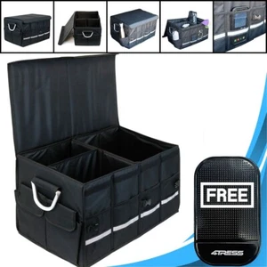Car Boot Organiser Heavy Duty Collapsible Foldable Tidy Storage Trunk Box. +M - Picture 1 of 15