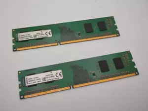 Two (2) Kingston KVR16N11S6/2 (2GB) DDR3-1600 CL11 SDRAM 240-Pin - Picture 1 of 3