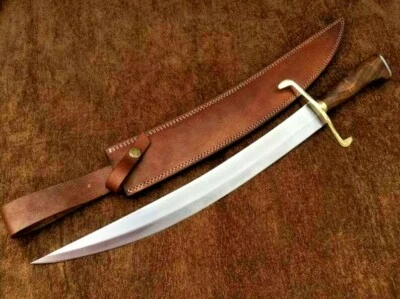 Hand Forged Carbon Steel  SWORD 21" Handmade Arabic Sword W/ Natural Wood Handle - Image 1 of 4