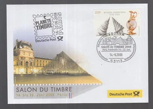 German Post Exhibition Cover 2008 France Paris Architecture Louvre Museum - Picture 1 of 1