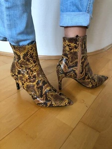 Schlangen-Stiefelette H&M Größe 40 ungetragen - Bild 1 von 4