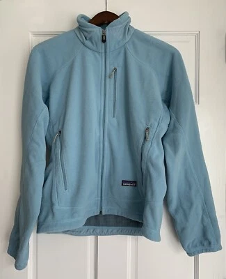 Patagonia Women's Lightweight R4 Fleece Jacket Size M Blue Full Zip Polartec - Image 1 of 4