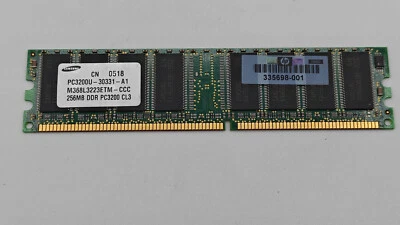Samsung M368L3223ETM-CCC 256MB PC3200 DDR-400MHz Non-ECC Unbuffered CL3 184-Pin - Image 1 of 2