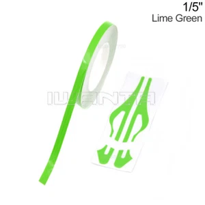 1/5" 5mm Verde Lima Pin Rayas Hágalo Usted Mismo Línea Cinta Vinilo Calcomanías Adhesivas - Imagen 1 de 7