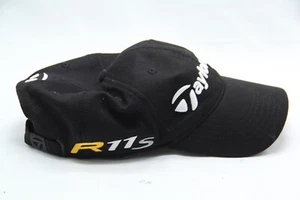 Taylor Made R11S RBZ A-Flex Golf Baseball Hat Cap Strap Back Black Adjustable - Picture 1 of 6