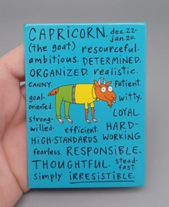 Collectable Capricorn (the goat) Magnet - Picture 1 of 3