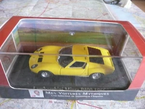 LAMBORGHINI Miura P 400 1966 Atlas Voitures Mythiques Chapatte 1/43 en boite - Imagen 1 de 1