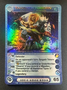 Chaotic 3 Max EWS Tangath Toborn Overworld General 7/100 PROMO 1st Super Rare NM - Picture 1 of 2
