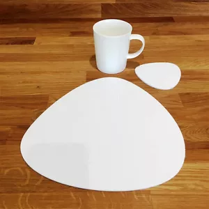 Pebble Placemats & Coasters - Many Gloss Colour Choices - Bespoke Made - Picture 1 of 5