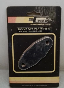 1517 Mr. Gasket Co Fuel Pump Block Off Plate Fits Ford 1517 - Picture 1 of 3