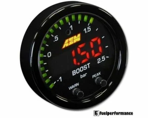 AEM X-Series Boost Pressure Display Gauge -30in/Hg~35psi 1~2.5bar 30-0306 - Picture 1 of 3