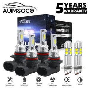 Kit combinado de faros LED 6000 k para Toyota Corolla 2001-2004 blanco - Imagen 1 de 12