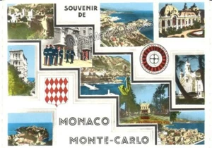 MONACO POSTKARTE · SOUVENIR VON MONACO MONTE-CARLO · VINTAGE · KOSTENLOSE UK P&P - Bild 1 von 1