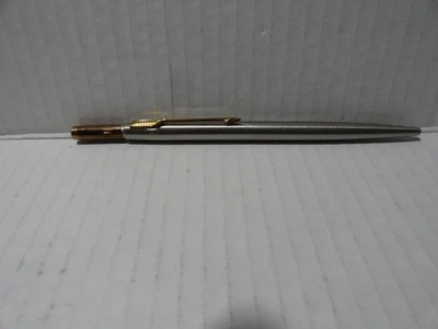 ВИНТАЖНЫЙ PARKER JOTTER ИЗ НЕРЖАВЕЮЩЕЙ СТАЛИ ЗОЛОТОЙ СТРЕЛЫ РУЧКА - Изображение 1 из 4