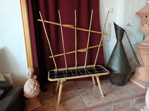 Blumenbank-Ständer-Tisch, auch Raumteiler, 50er 60er  aus Bambus, wunderschön! - Bild 1 von 15
