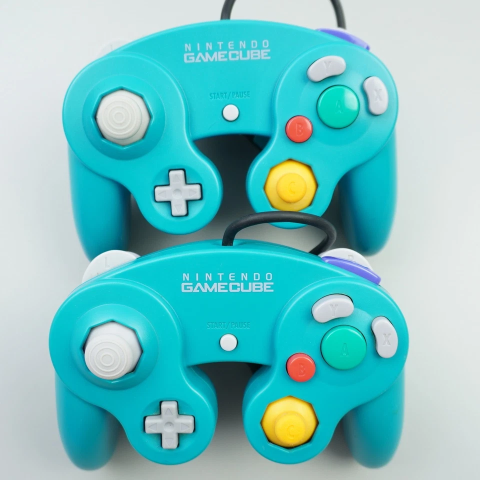 Lot 2 Nintendo GameCube Controller DOL-003 Official Original Genuine [Very Good] - Image 1 of 1
