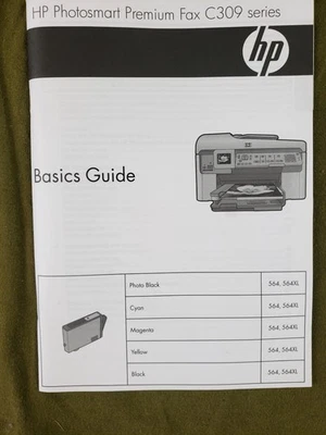 HP Photosmart C309 Series Basics Guide instructions - Excellent Shape - Image 1 of 3