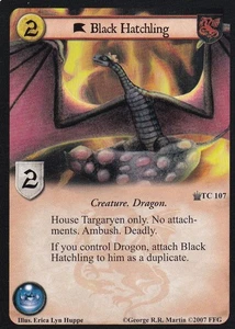 Black Hatchling - Five Kings - A Game of Thrones CCG - Imagen 1 de 6