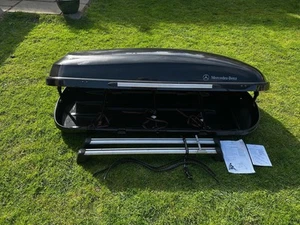Genuine Mercedes Benz Roof Box 400 with Roof Bars - Picture 1 of 6