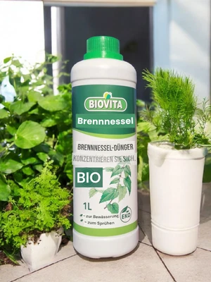 BIO Brennnessel-Dünger-Konzentrat 1L - Natürlicher Flüssigdünger für Pflanzenpfl - Bild 1 von 2