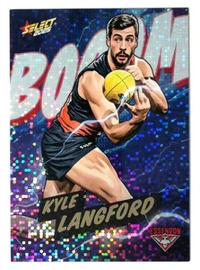 2025 Select AFL Boom Hobby #BMH27 Kyle Langford 82/85 Essendon - Picture 1 of 3