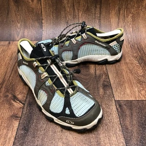 Salomon Light Amphib 3 Shoes Blue & Gray Contragrip Hiking Women's Size 7 - Picture 1 of 9