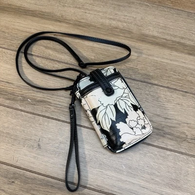 Bandolera Sakroots Artist Circle pequeña/muñequera/cartera/funda floral multicolor/usada en excelente estado Foto 1 de 4