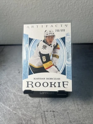 2022-23 Upper Deck Artifacts Rookie Kaedan Korczak #790/999. Golden Knights - Image 1 of 2