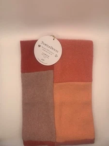 Genuine Turtle Doves Cashmere Neckwarmer Pink Mix BNWT Freepost - Picture 1 of 8