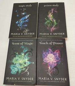 Maria V Snyder X4 Poison Study Magic Study Touch Of Power Fantasy Scent Magic PB - Picture 1 of 8