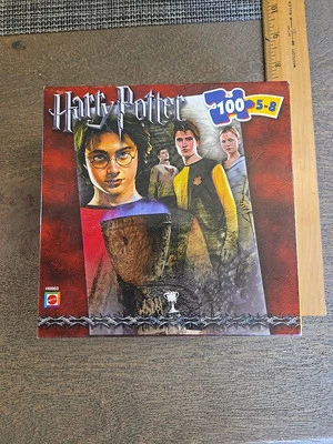Harry Potter 100 Piece Puzzle Goblet of Fire 2005 Mattel Sealed Unopened See All - Image 1 of 4
