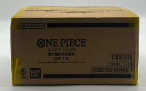 One Piece Card Game Carrying On His Will OP-13 Booster Box Japanese SEALED CASE - Picture 1 of 3
