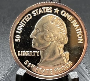 2009 Toning Obverse!No Taxation Without Representation Daniel Carr State QUARTER - Picture 1 of 24